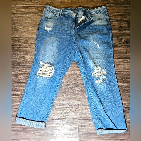 Inc Plus Boyfriend Tummy Control Jeans 20W - Picture 1 of 9